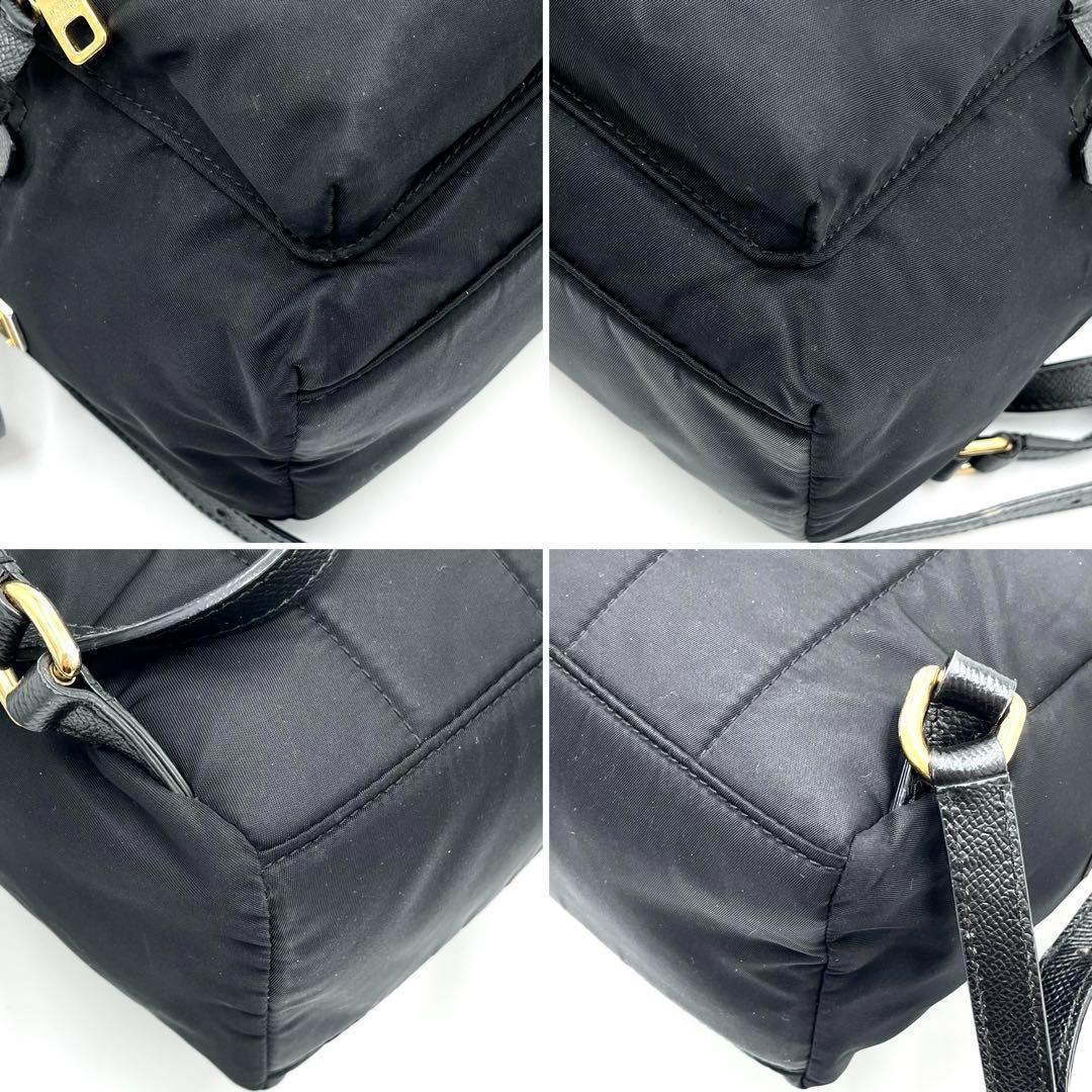 【美品・希少】ドルチェアンドガッパーナ DGファミリー リュック 黒 ナイロン