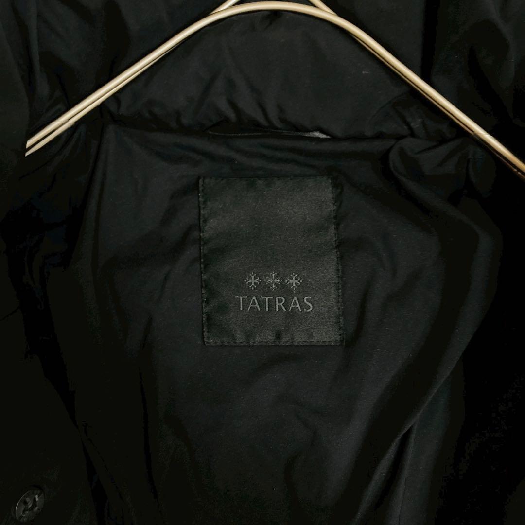 美品✨️タトラス　アゴーニャ　ダウンコート　ダブルブレスト　女優襟　ブラック　03