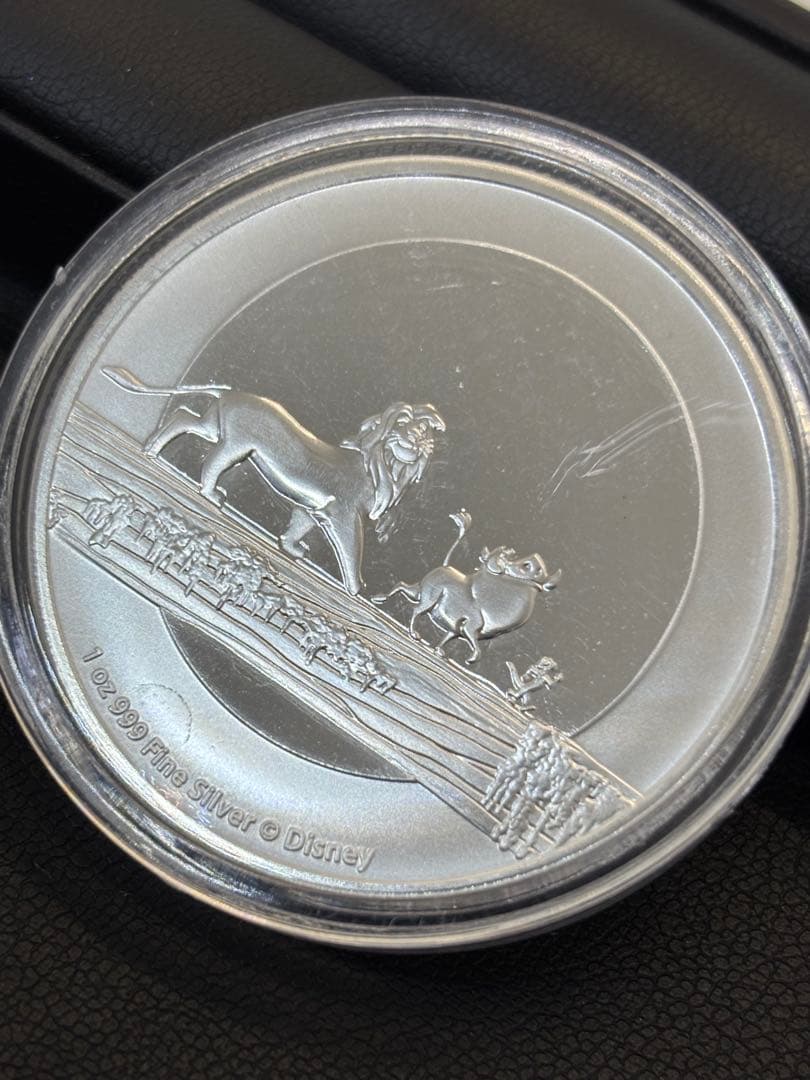 未開封ディズニーライオンキング 1オンス999ファインシルバー 2021年
