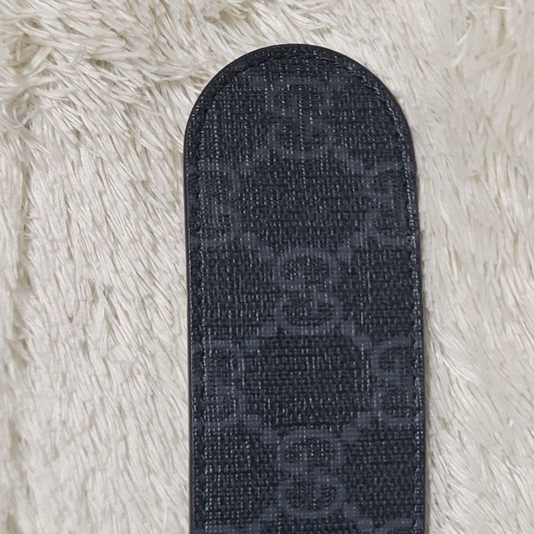 美品✨グッチ ベルト GGスプリーム インターロッキングG バックル シマ 箱