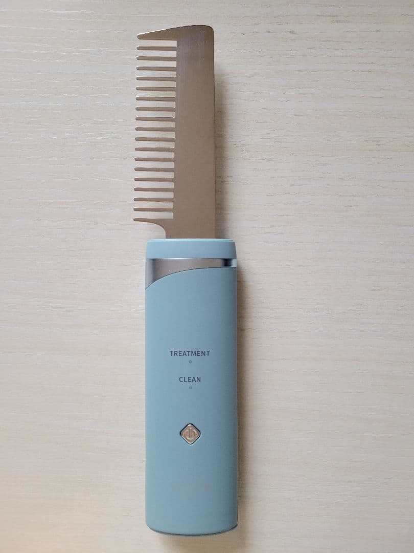 icoelle 超音波ヘアコーム ライトブルー