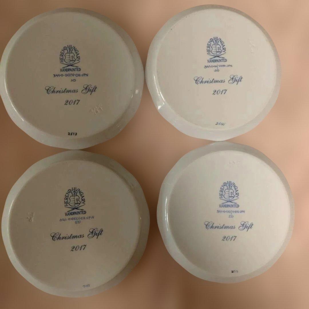 HEREND　ミニプレート　４個です。