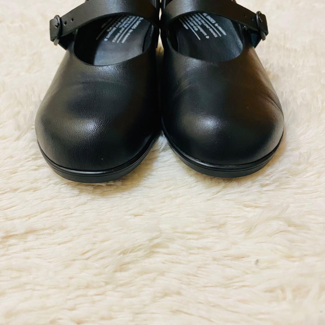 未使用級！chausser トラベルシューズ バイ ショセ　本革　パンプス