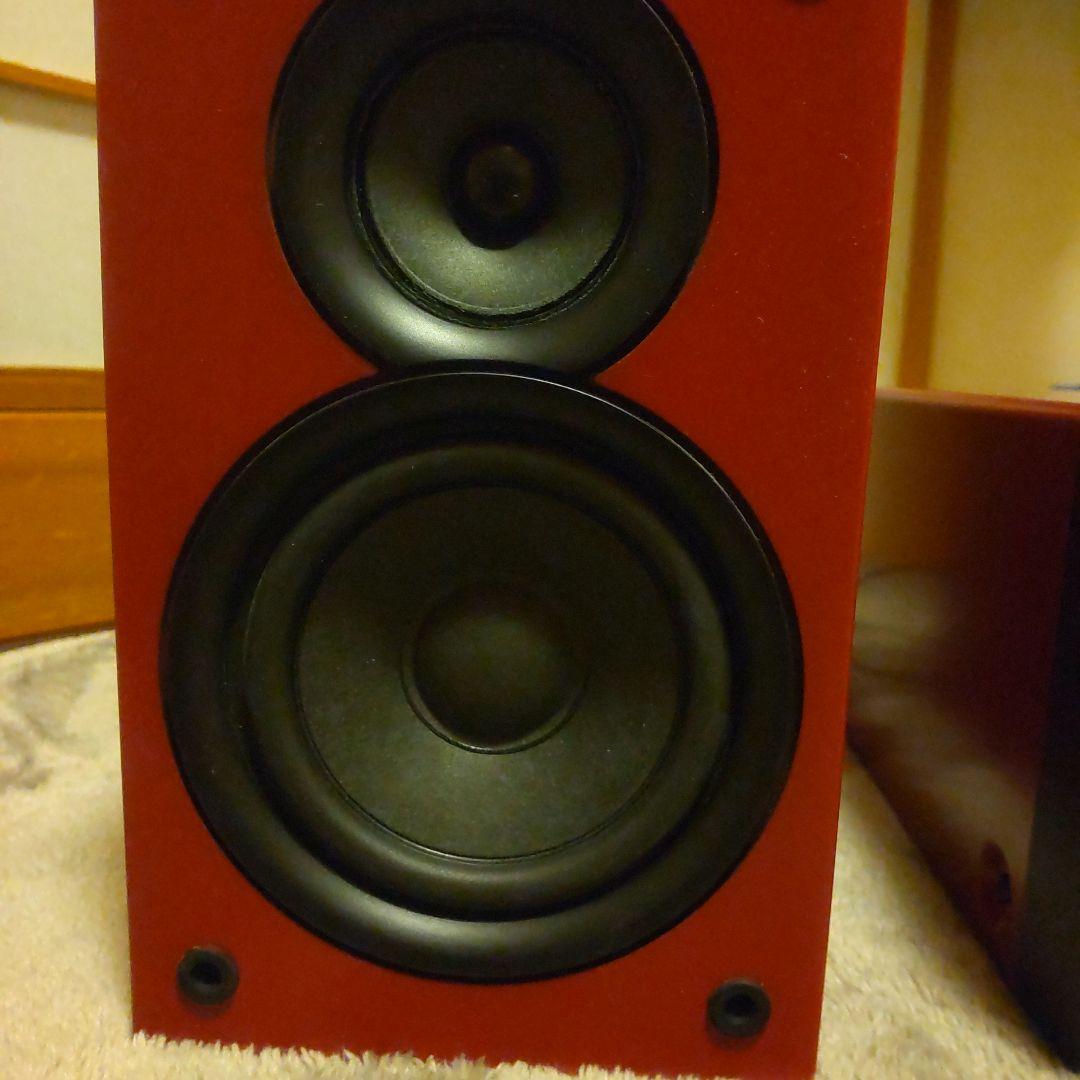 Pioneer ミニコンポ 赤 リモコン付き　CM32