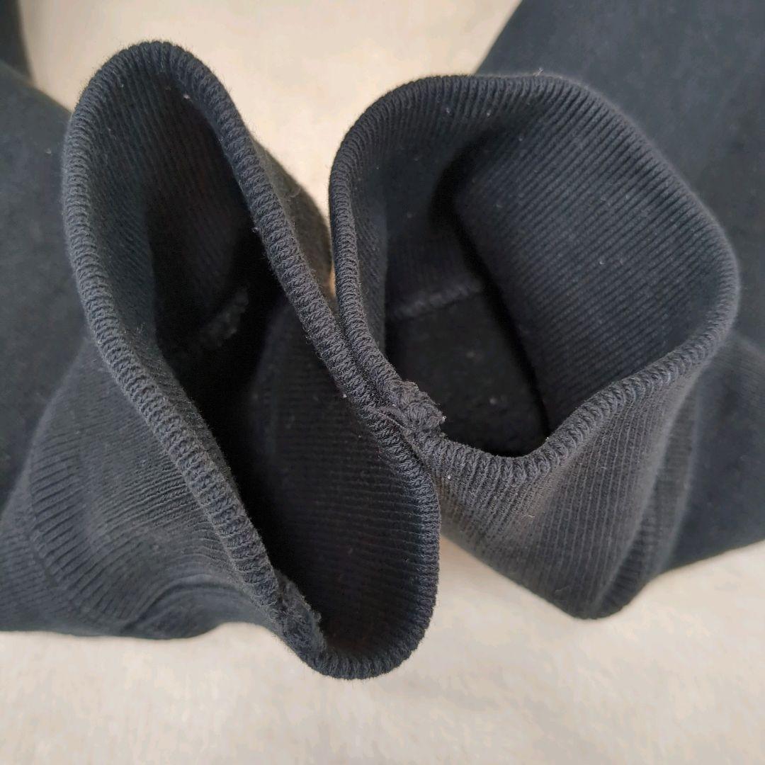 ワコマリア ワンポイント スウェット バックプリント ブラック Sサイズ