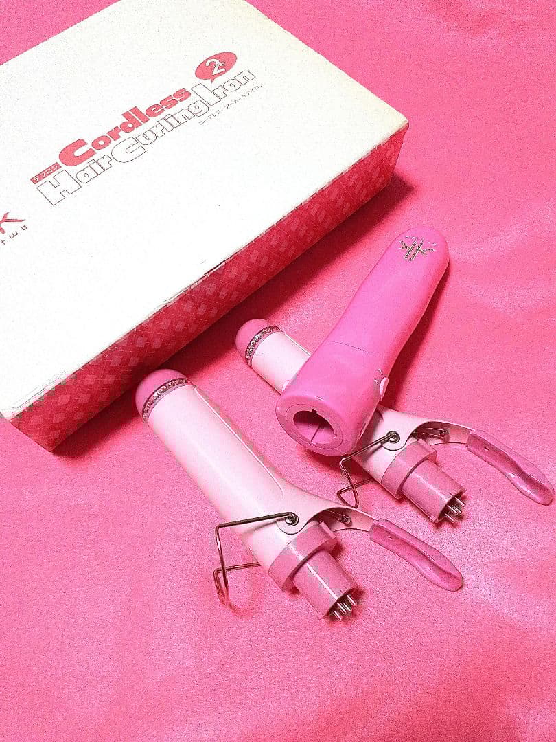 新品　k-two(ケートゥー)　コードレス　ヘアー　カールアイロン　TKJ01
