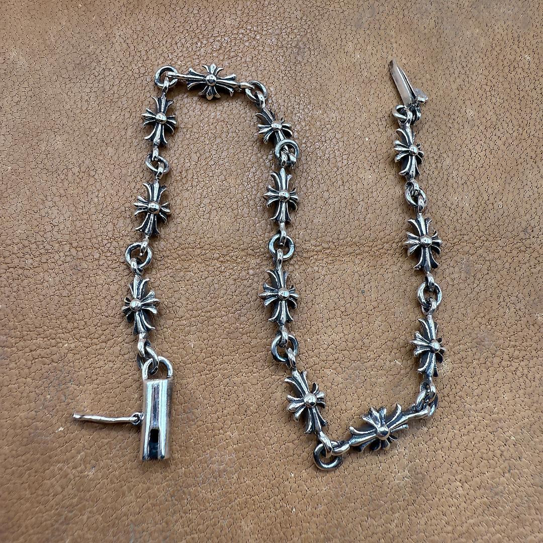 タイニー E プラス ブレスレット シルバー925 クロス 12リンク 4707