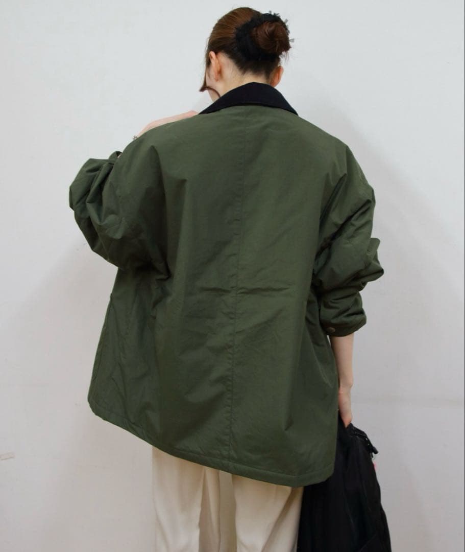 DANTON ダントン　ナイロンタフタ カバーオールジャケット