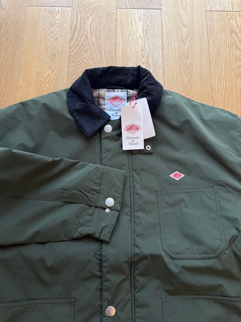 DANTON ダントン　ナイロンタフタ カバーオールジャケット