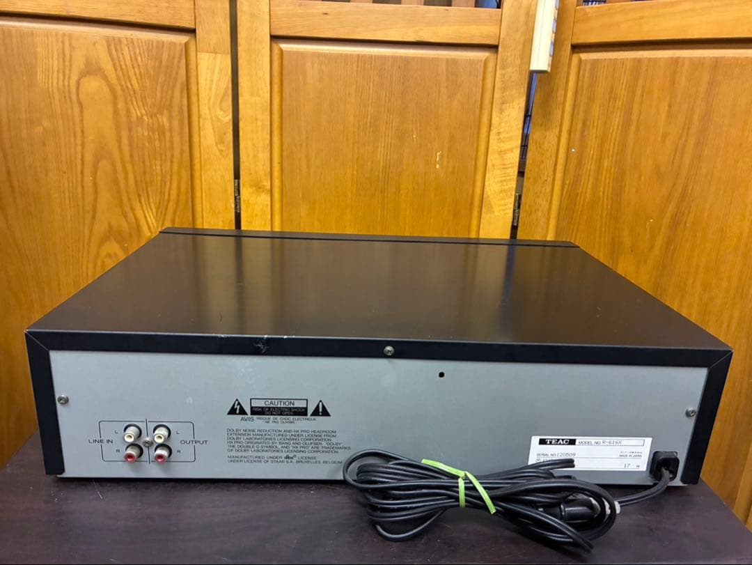 TEAC R-616X カセットデッキ