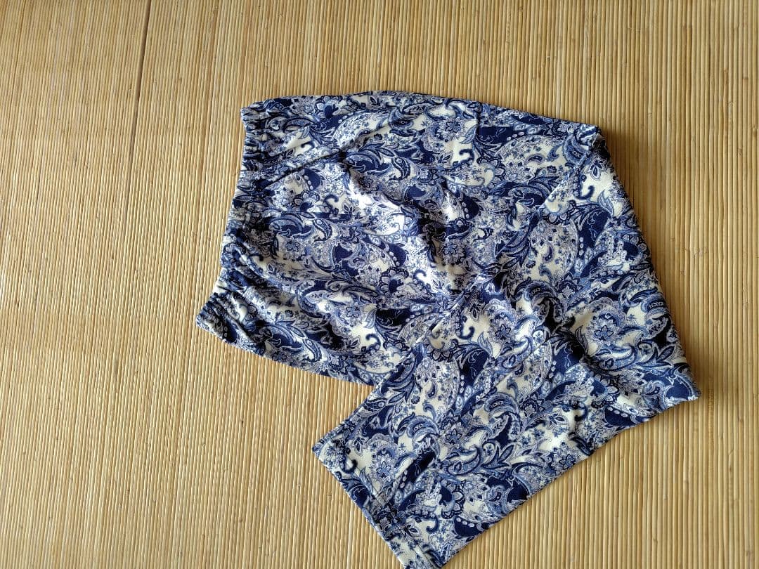 ウィズ ネイビー系ペイズリー柄パジャマ 151cm