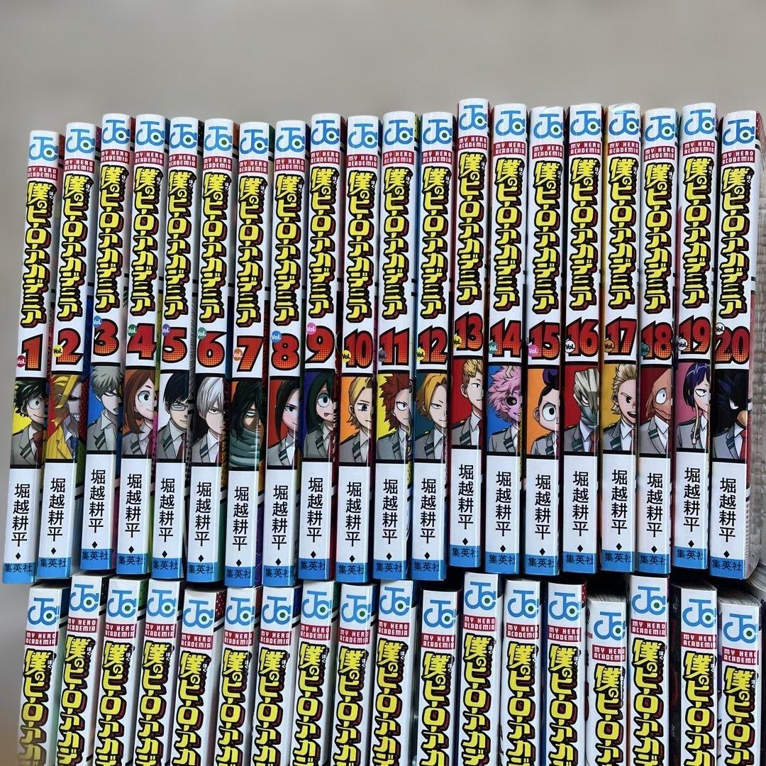 僕のヒーローアカデミア 1巻〜42巻　39巻無し 映画の特典3冊付き