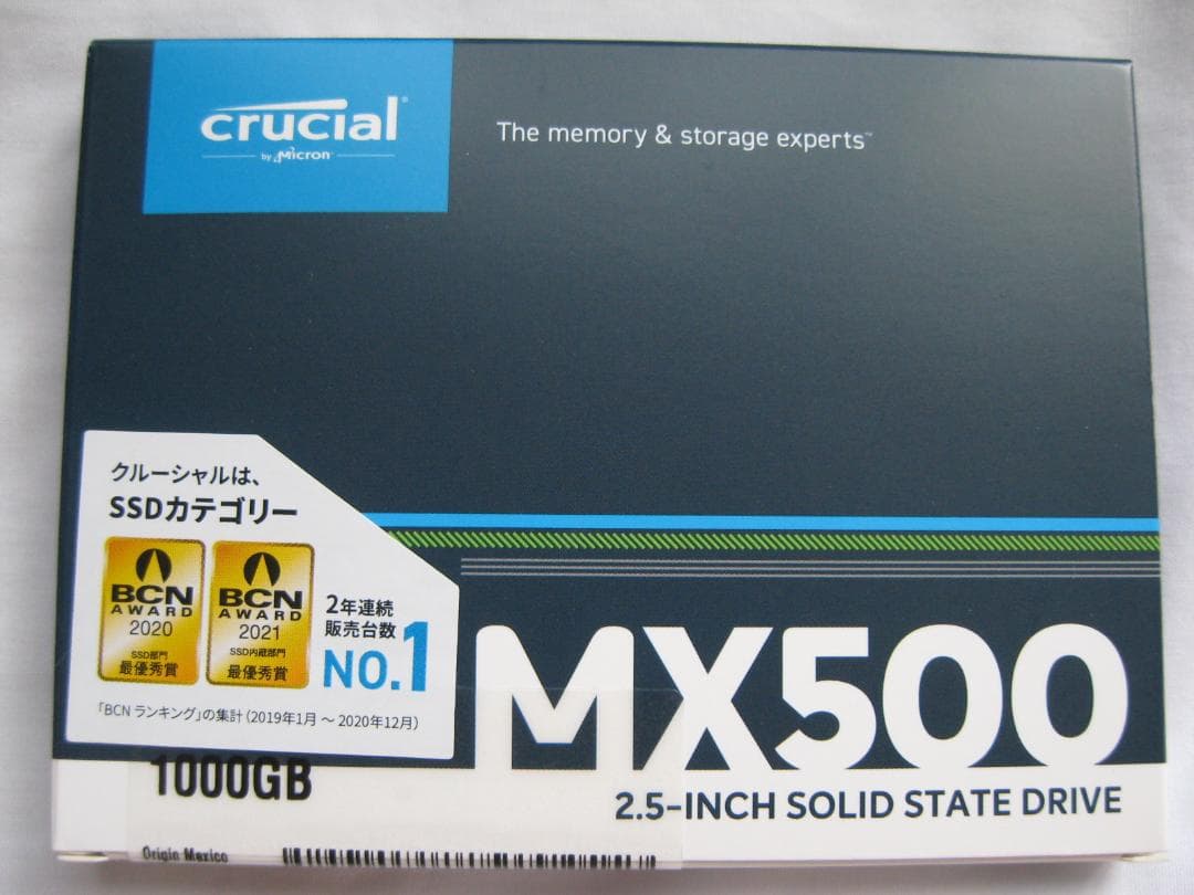 新品未開封 crucial CT1000MX500SSD1JP SSD 1TB