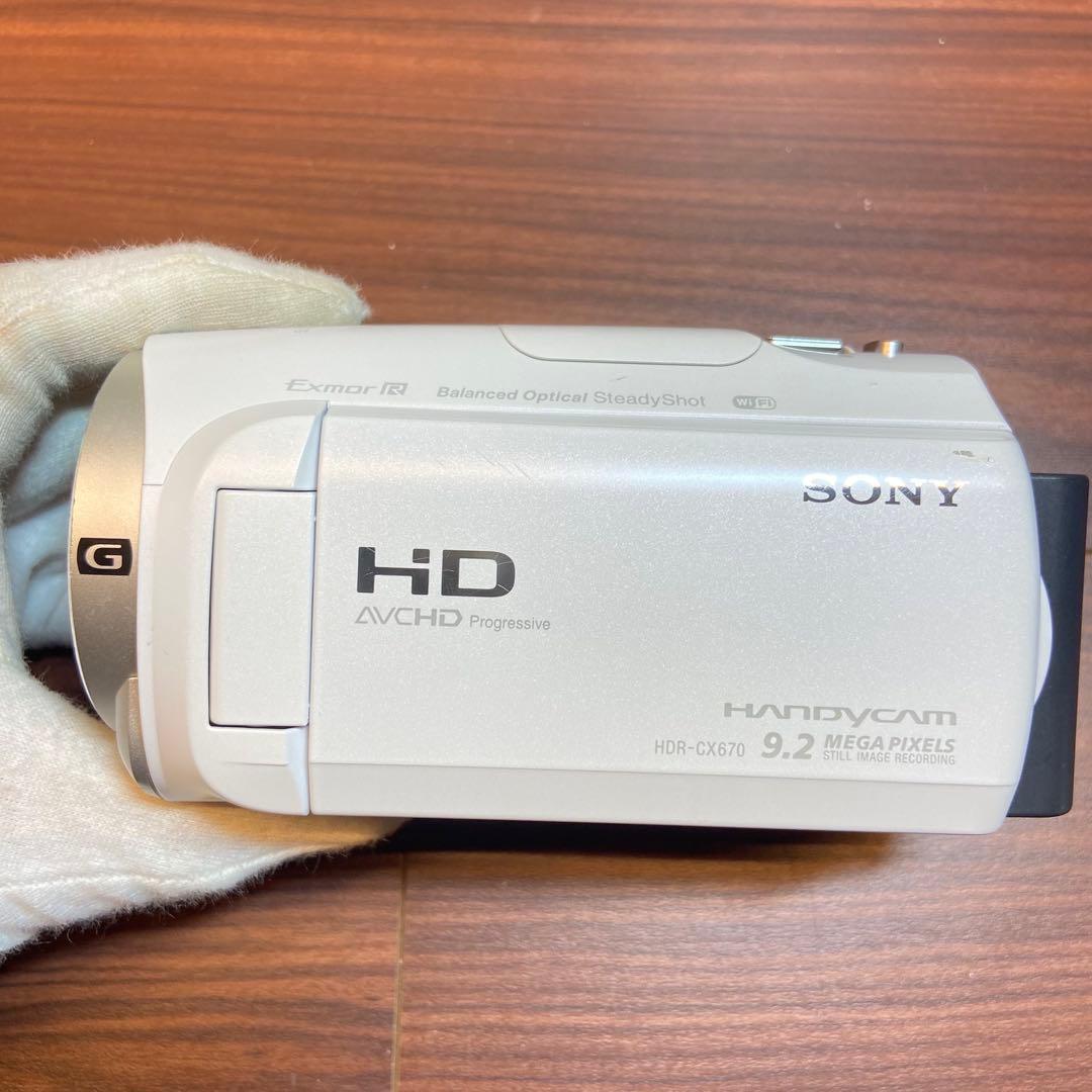 SONY HDR-CX670 ビデオカメラ ほぼ新品 4649