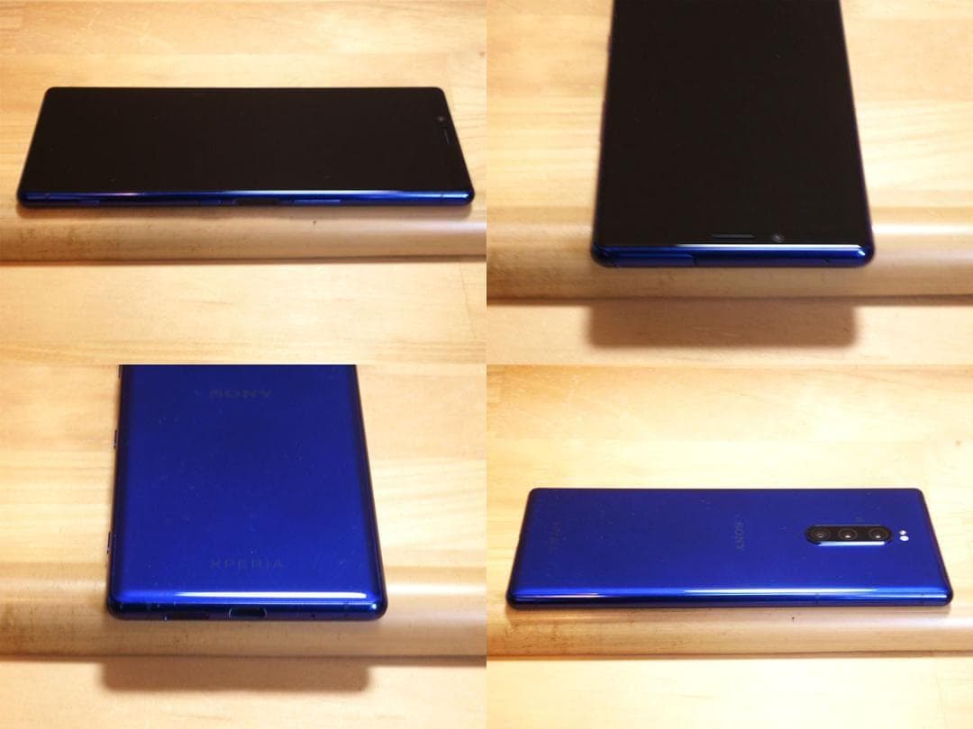 傷少XPERIA 1 802SO(PR)液晶保護ガラス付き SIMロック解除済