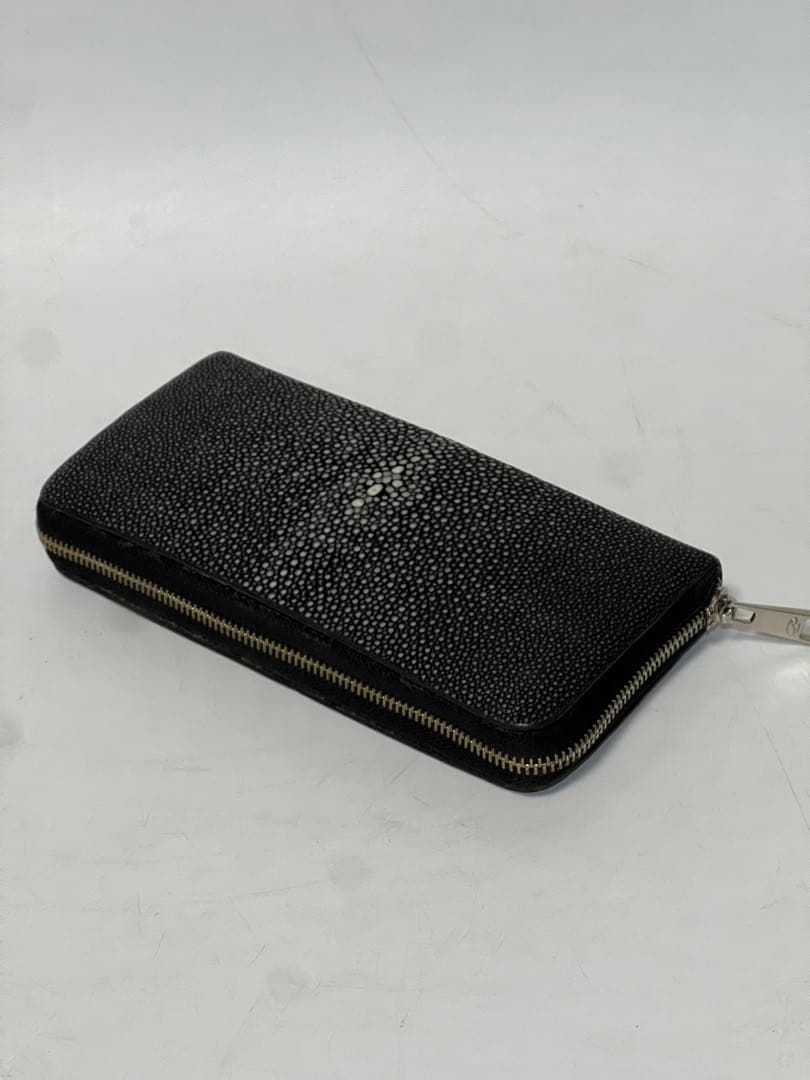 PRECIOUS PRESTIGE/長財布/黒/ガルーシャ エイ革