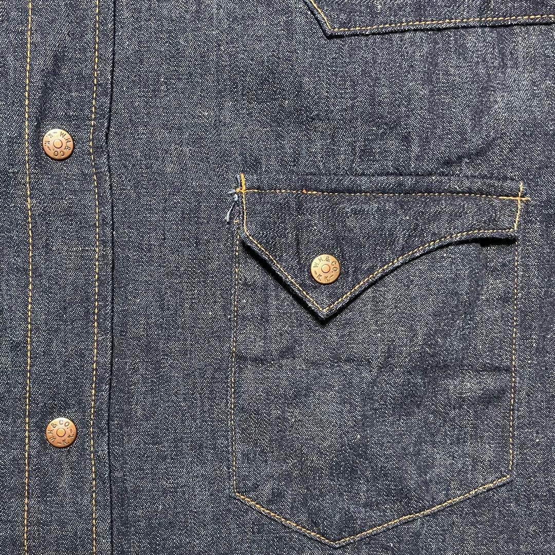 ウエアハウス Lot3038 デニムウエスタンシャツ 40