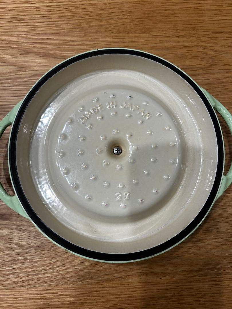 VERMICULAR バーミキュラ　オーブンポット #22 パールグリーン