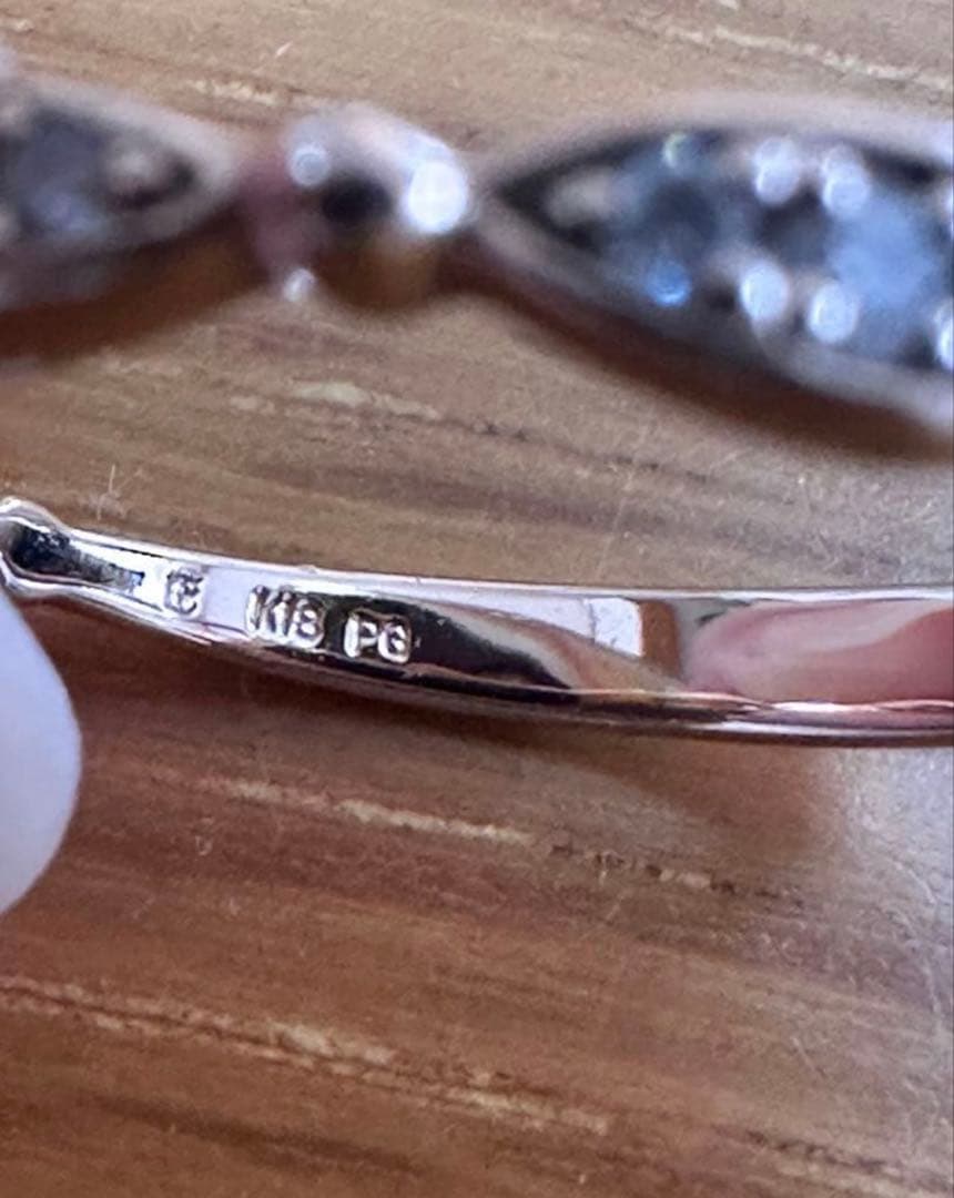 みっち　0.3ctダイヤモンド！K18ピンクゴールドリング