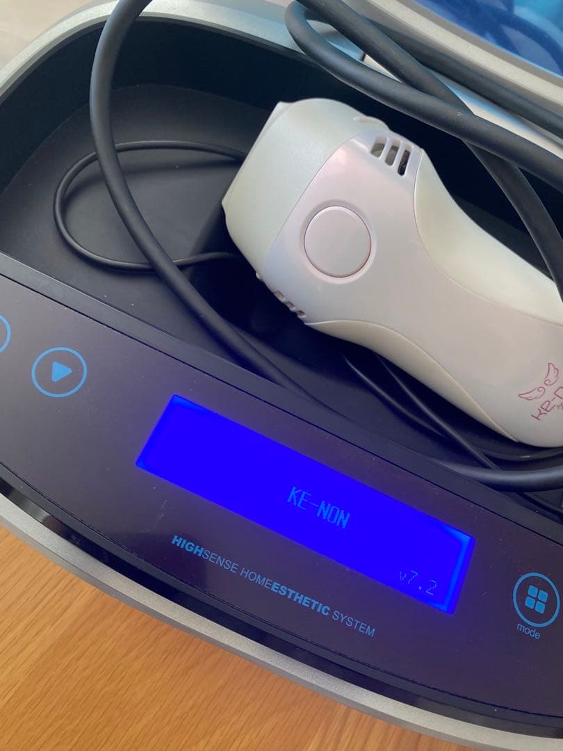 エムテック　ケノン　脱毛器　Ver.7.2 パールホワイト