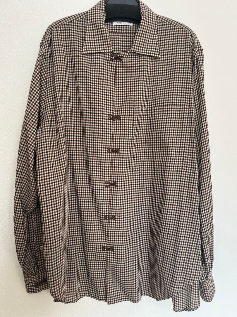 NICENESS SWISH HOOK SHIRT ベージュ