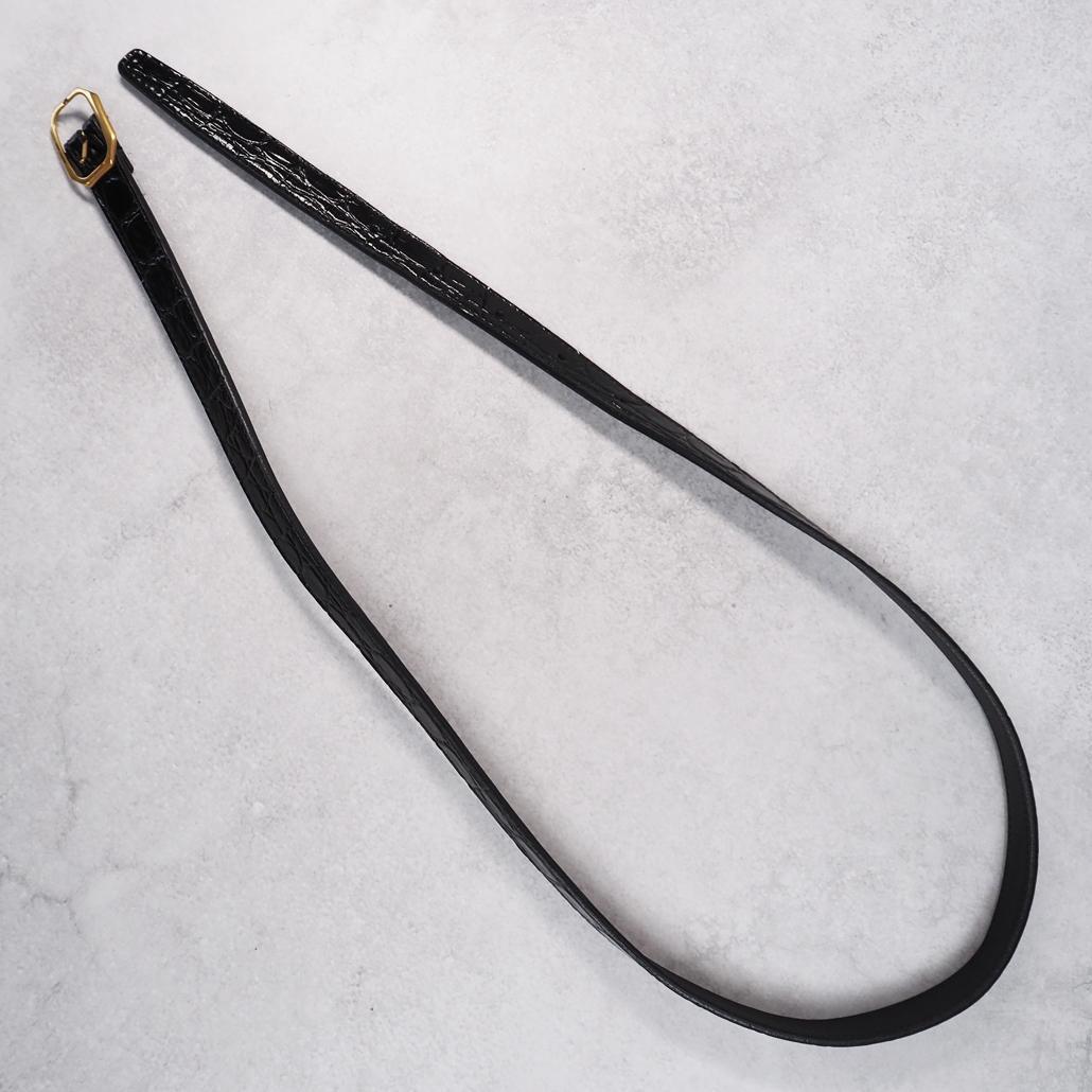 Saint Laurent Paris 21AW 22SS クロコ 型押しベルト