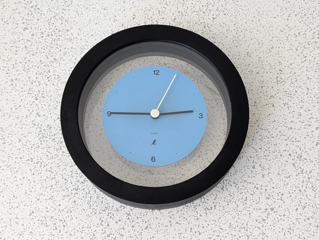 80s シンワ ビンテージ 掛け置き両用 時計 グッドデザイン ポストモダン