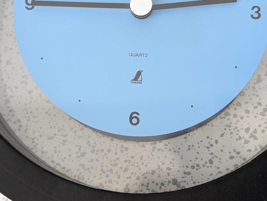 80s シンワ ビンテージ 掛け置き両用 時計 グッドデザイン ポストモダン