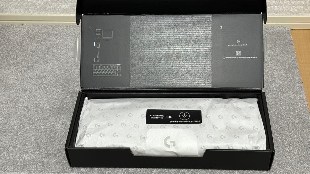 Logicool PRO X TKL RAPID ホワイト キーボード 本体