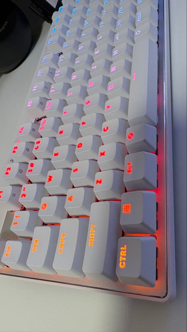 Logicool PRO X TKL RAPID ホワイト キーボード 本体