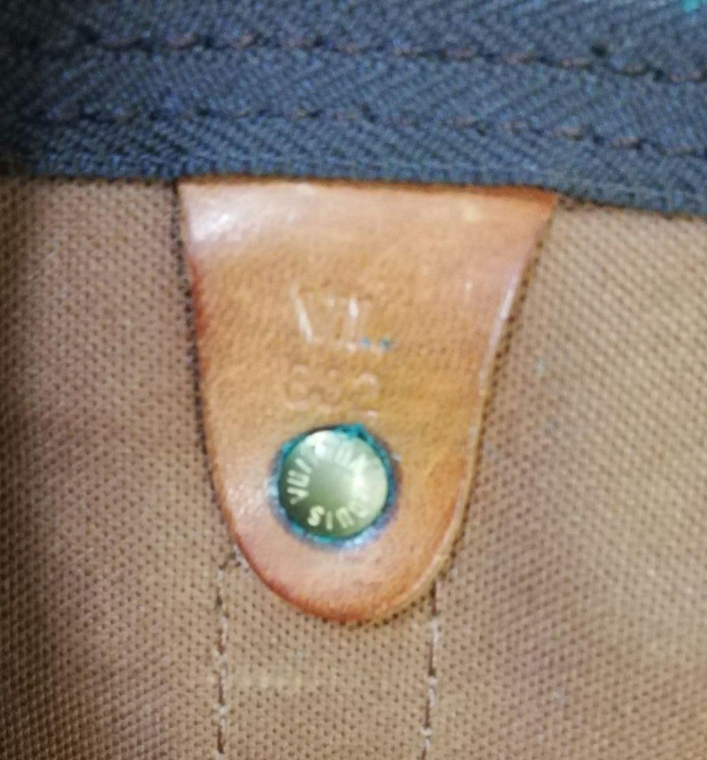 ルイヴィトン　キーポル50　カデナ、ネームタグ、シリアルナンバーあり