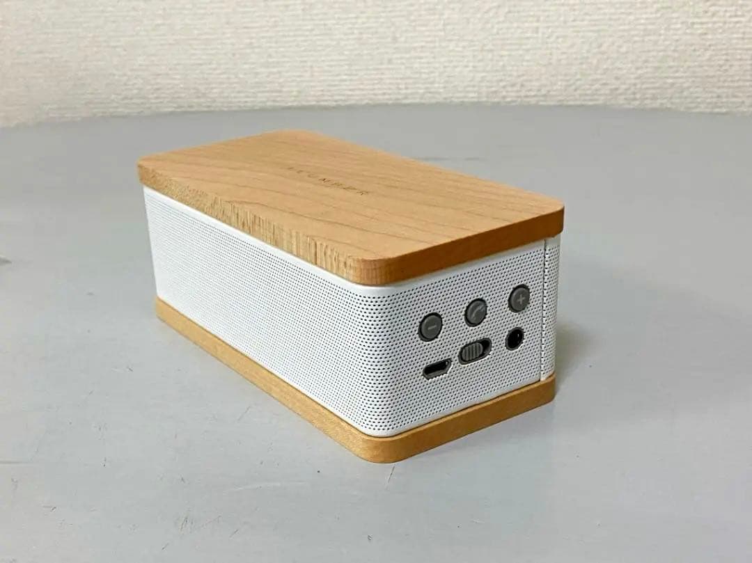 木製 モバイル・スピーカー Bluetooth Hacoa 白 北欧雑貨