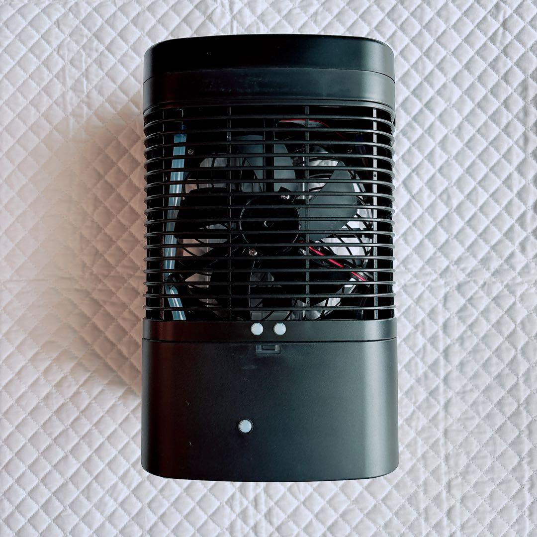 47★冷風機　卓上クーラー　冷風扇　冷風扇扇風機　ブラック　タイマー機能付き