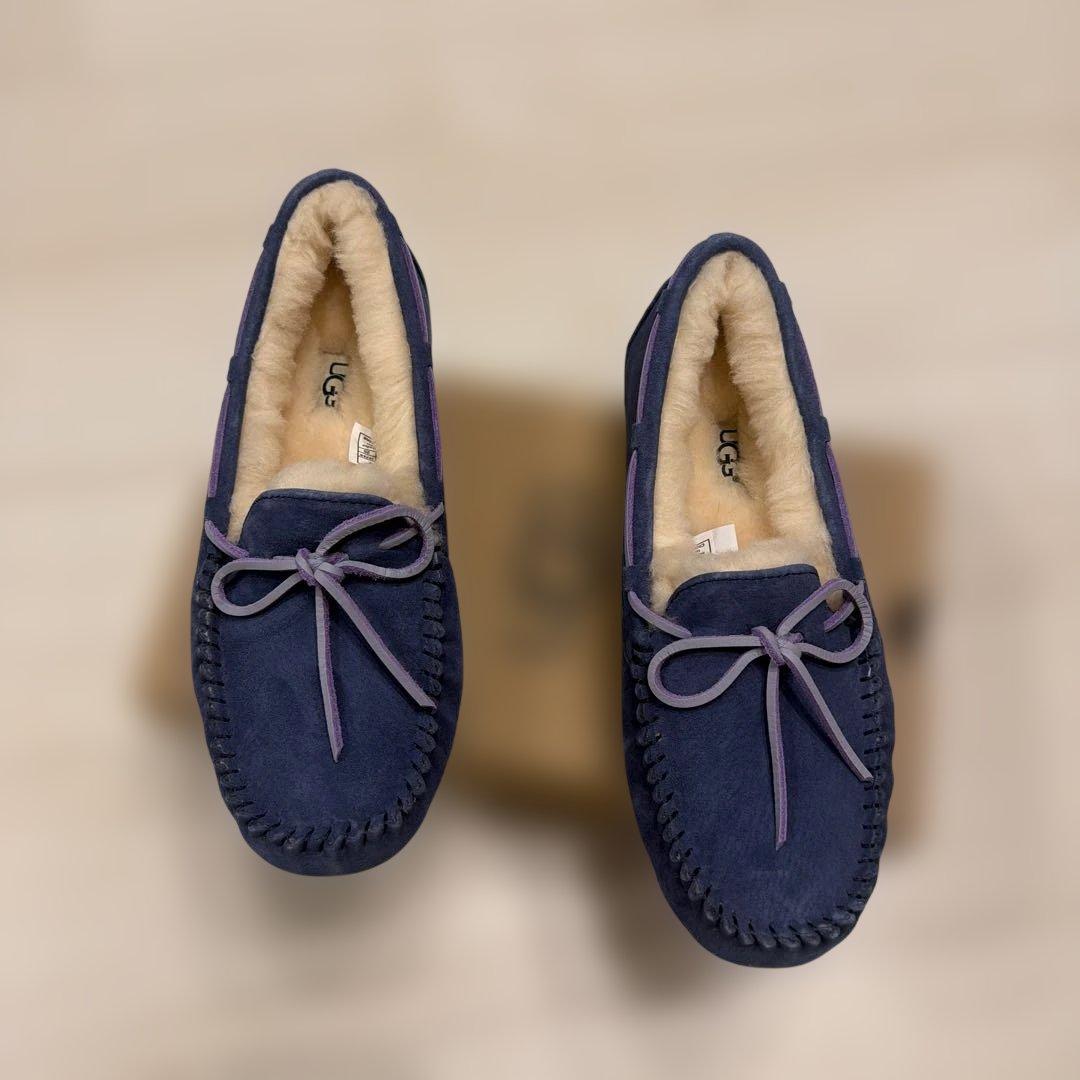 UGG ネイビー モカシン 靴