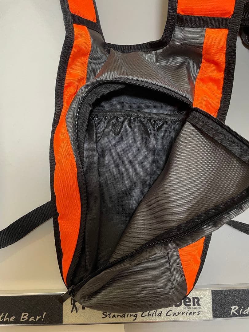 PIGGYBACK RIDER スタンディングキャリヤー　オレンジ　おんぶ紐