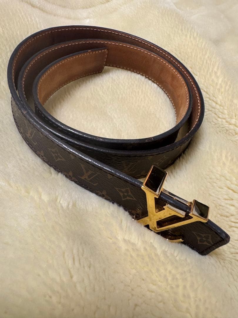 Louis Vuitton レザーベルト モノグラム