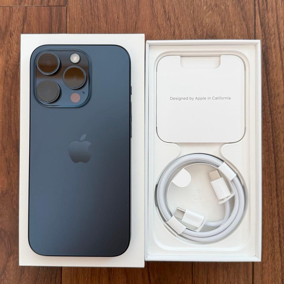 iPhone 15 Pro 256GB ブルーチタニウム｜SIMフリー｜制限◯