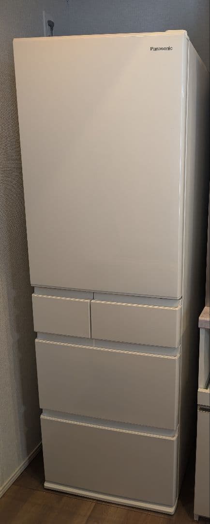 Panasonic　冷蔵庫　NR-E418EX-W　2022年製　ホワイト