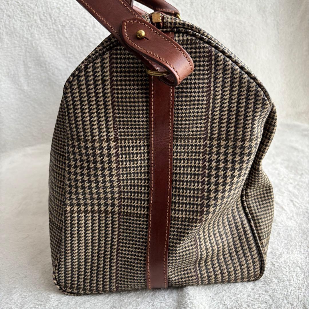 ✨️美品 ポロラルフローレン ボストンバッグ ブラウン PVCレザー 2WAY