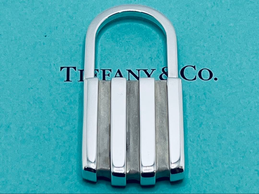 h447 希少　オールド　ティファニー　1995 キーリング　キーホルダー925