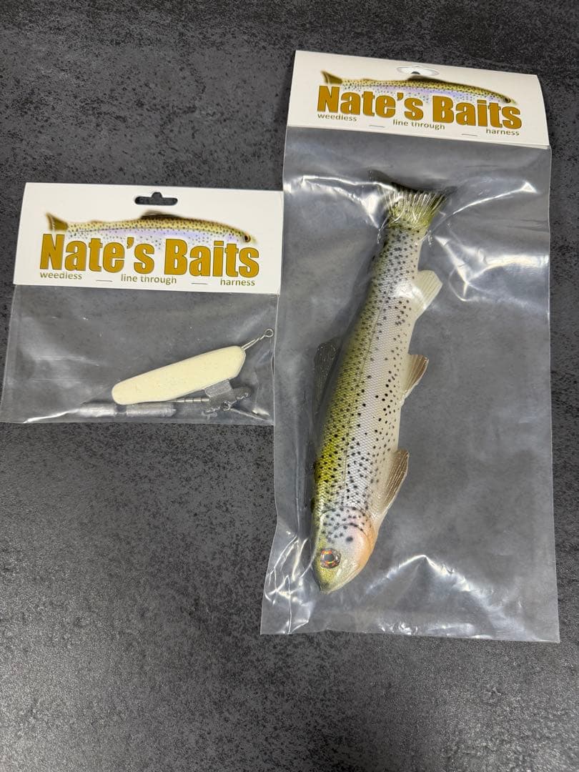 ルアー・フライ Nate'sBaits 9 Green Back Trout