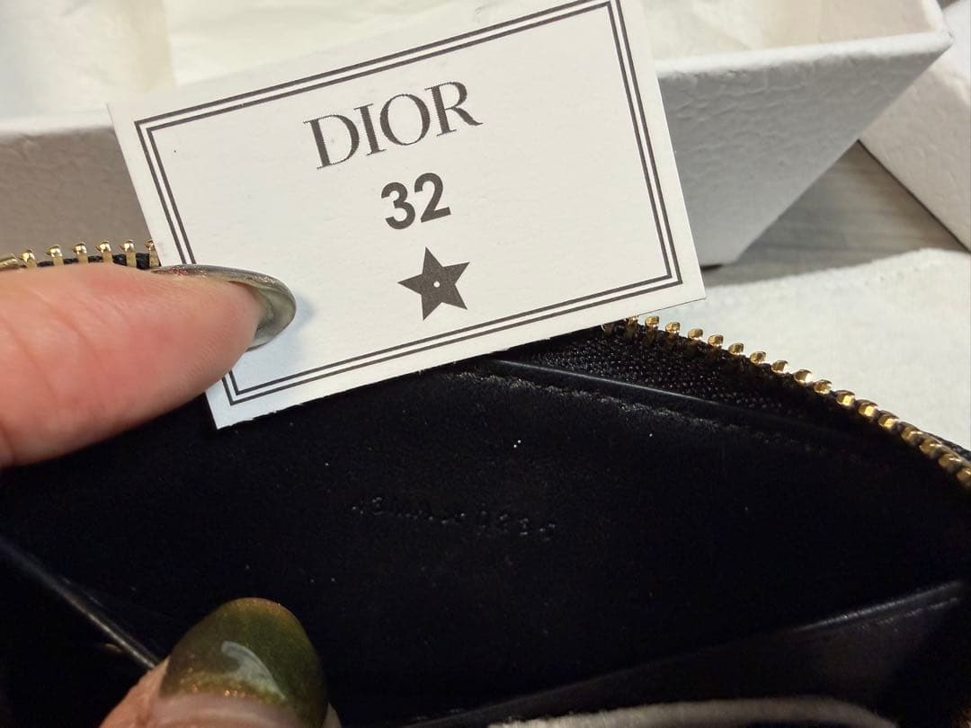 極美品！　ディオール　Lady Dior Yuzu キーケース