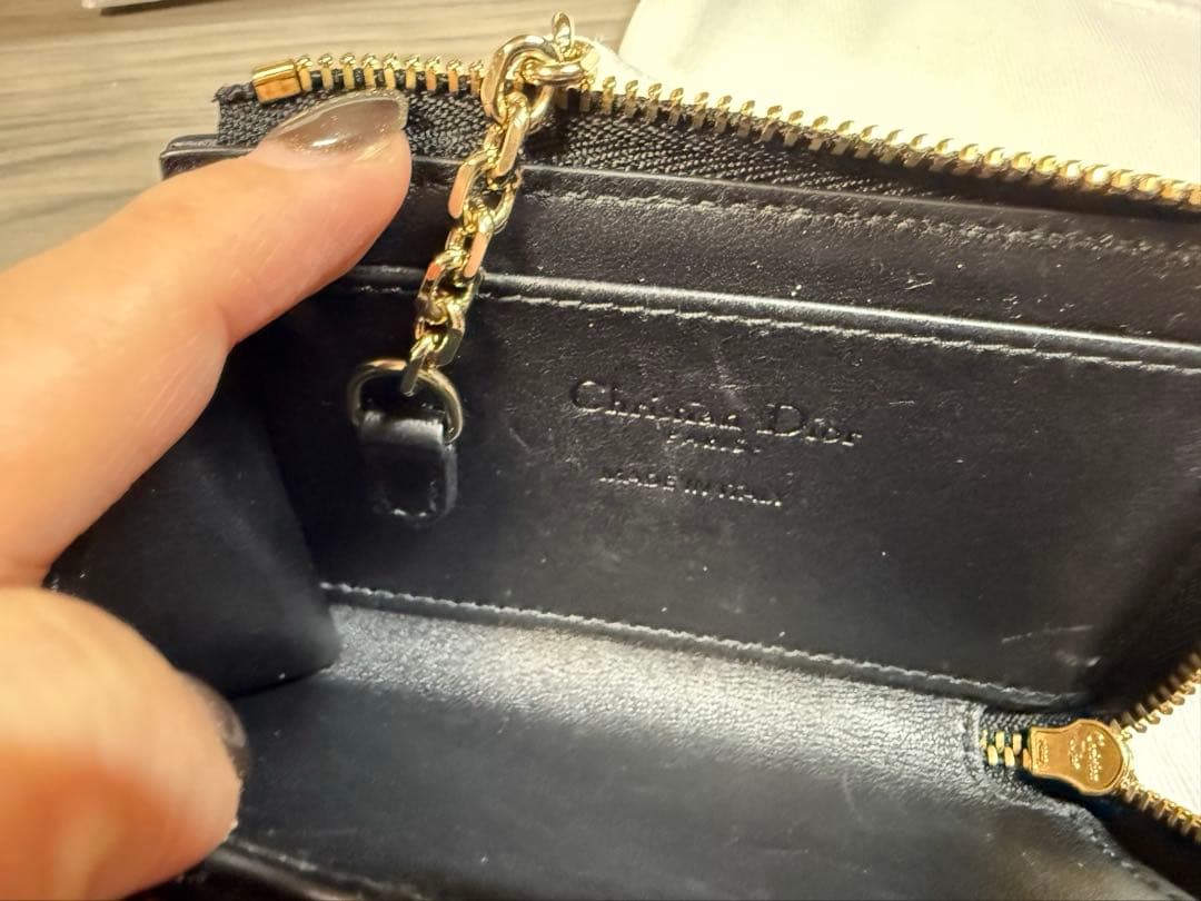 極美品！　ディオール　Lady Dior Yuzu キーケース