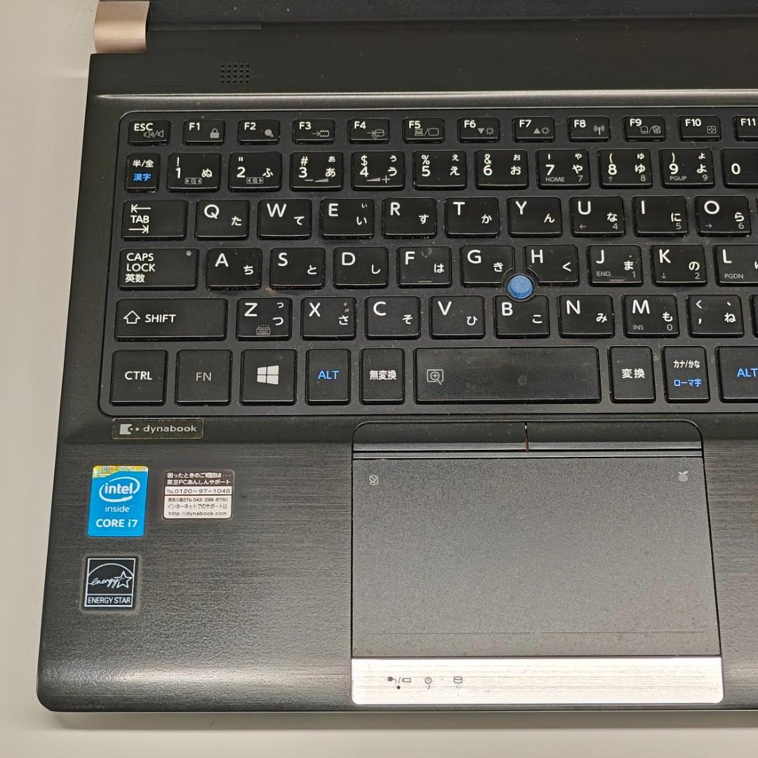 【東芝】R73 高速i7 SSD256GB 8GB ブラック ノートPC