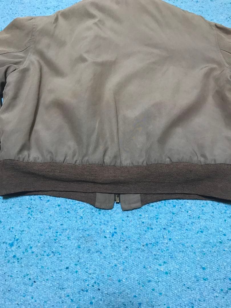 50s ボンバージャケット ナイロン ボアブルゾン ワーク ギャバジン 短丈