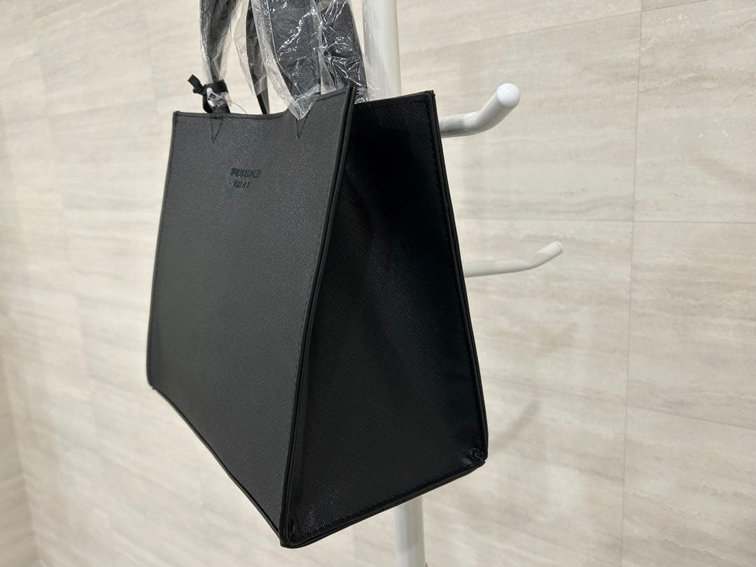 1PIU1UGUALE3 RELAXシンセティックサフィアーノミニトートバッグ