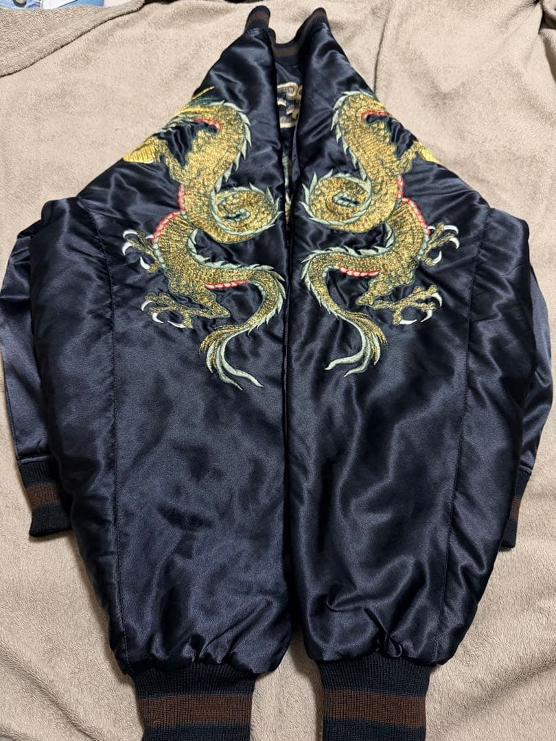 美品 日本製 HOSHIHIME 龍 限定 vintage サテン unisex