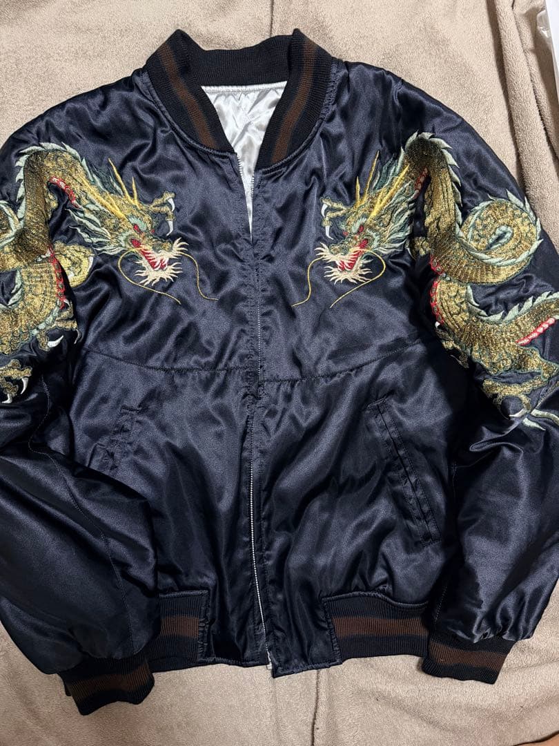 美品 日本製 HOSHIHIME 龍 限定 vintage サテン unisex