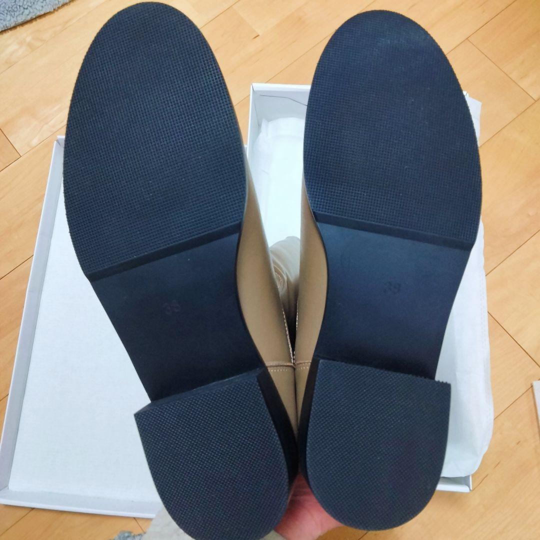 B:MING byBEAMSロングブーツ新品ベージュ