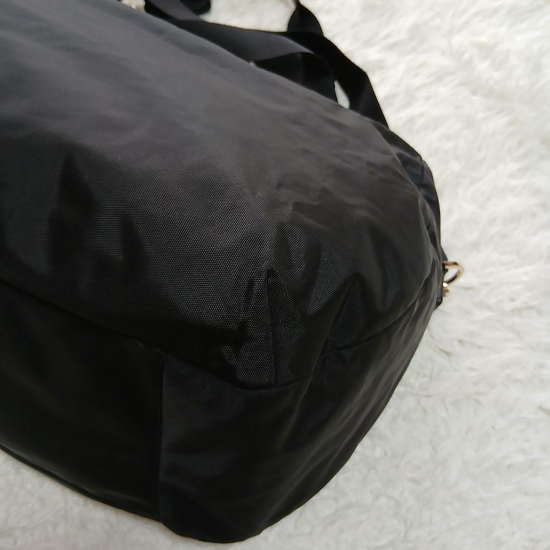 【極美品】【agnes b.】FT03 2Way ボストンバッグ　チャーム、鍵付